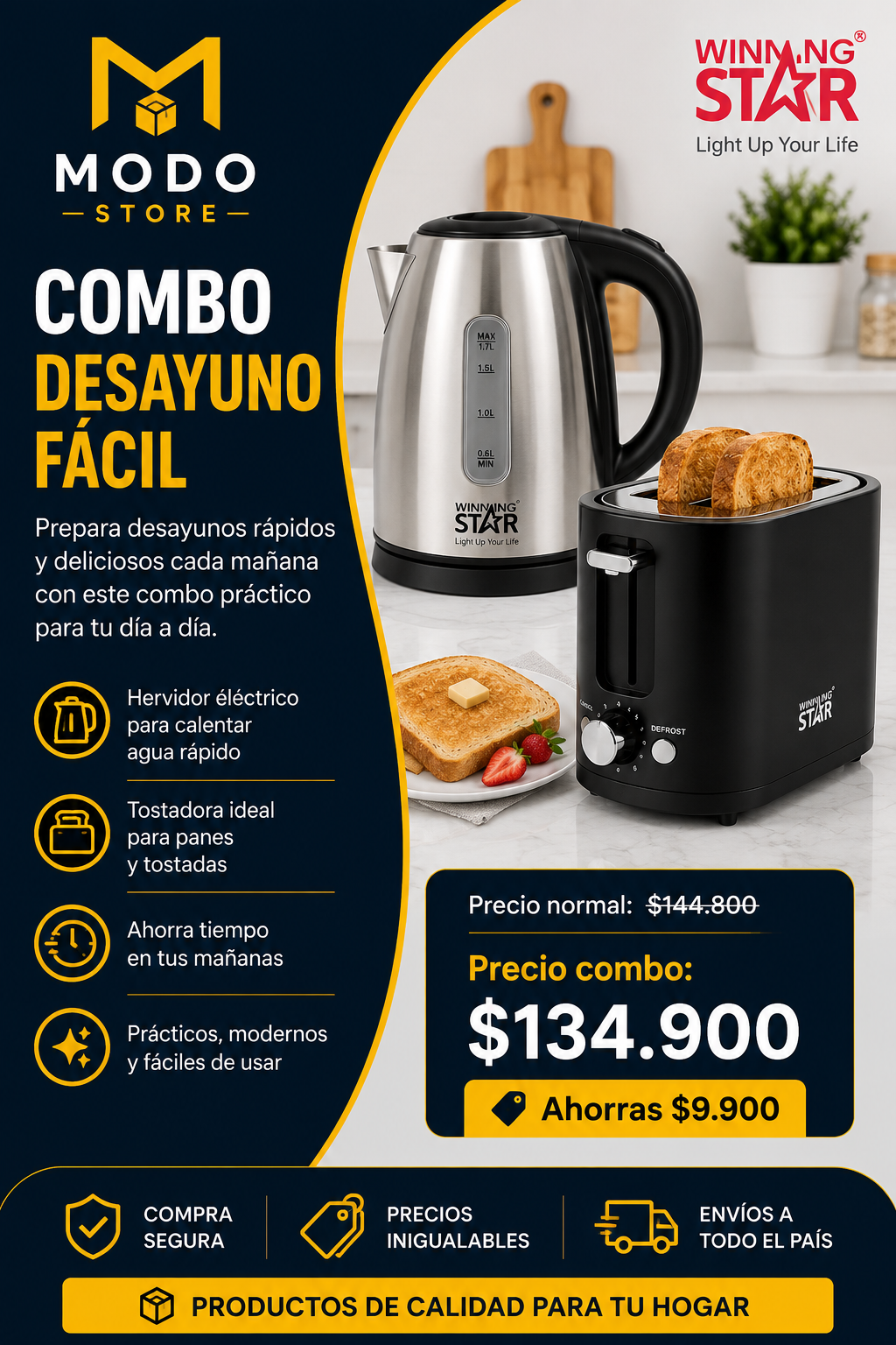 Combo Desayuno Fácil