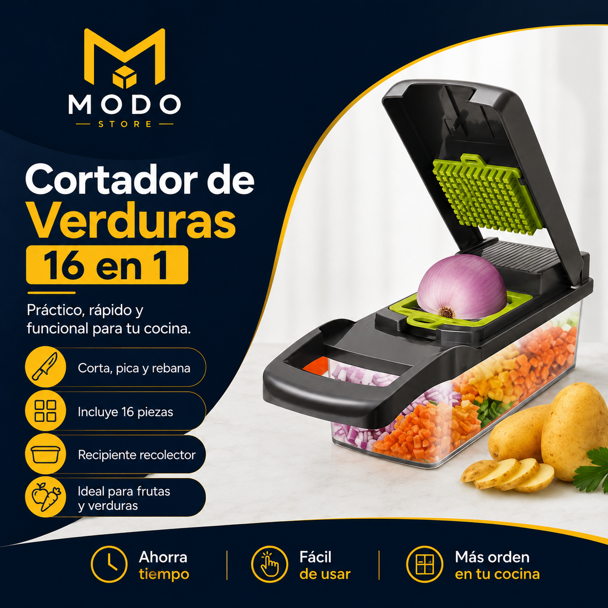 Cortador de Verduras 16 en 1