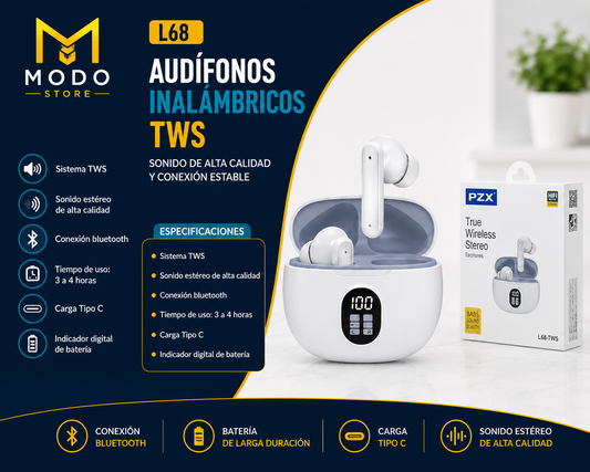 Audífonos Inalámbricos TWS L68