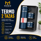 Termo con 2 Tazas Incluidas